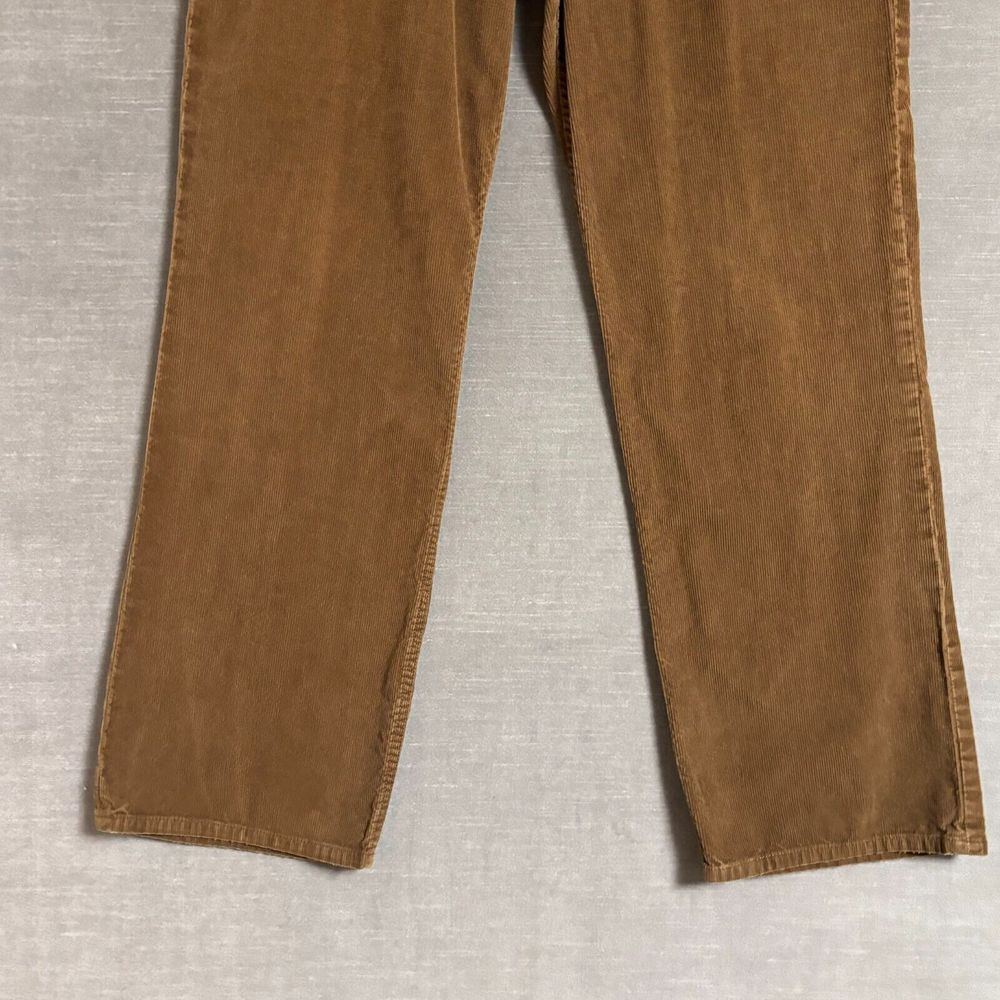 J Crew Corduroy Pants Mens 35 x 31 Brown Cotton Preppy Business Casual 36x32tag - Picture 3 of 11